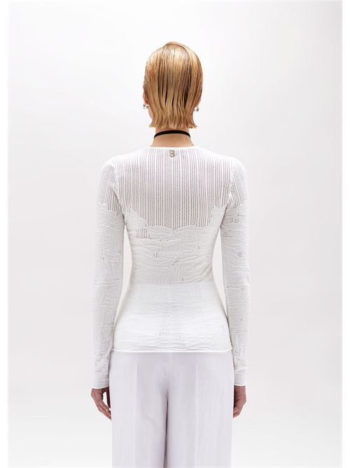 jersey woman white BLUGIRL BLUMARINE | RA5010MS99E/14300